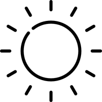 Pictogramme soleil